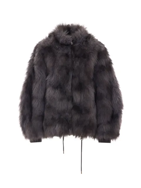 Sword faux-fur jacket