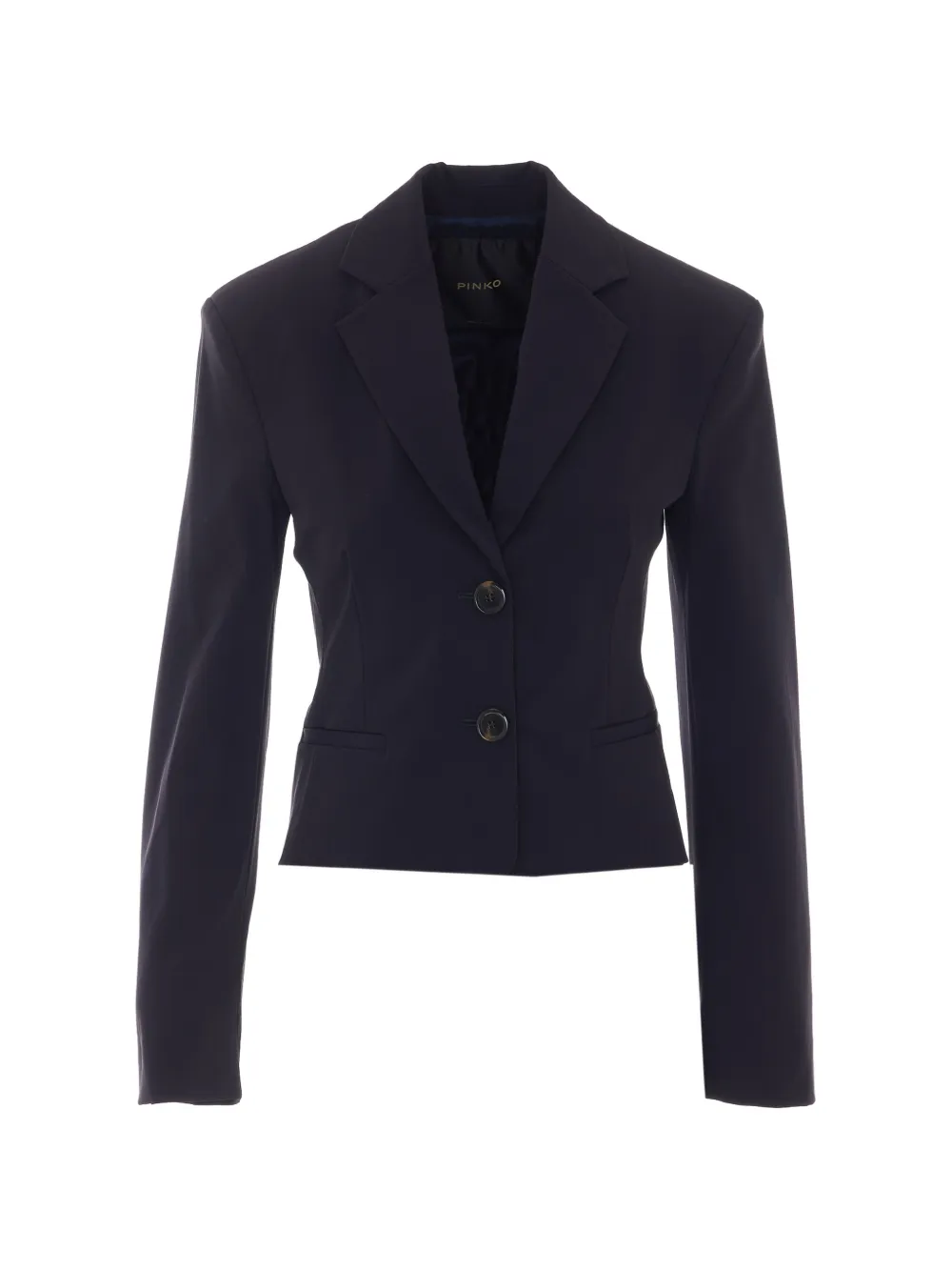 Pinko Slim-fit Cropped Blazer In 블루