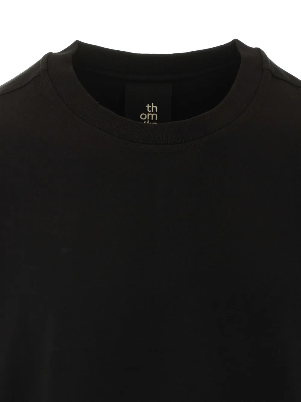 Thom Krom T-shirt met ronde hals Zwart