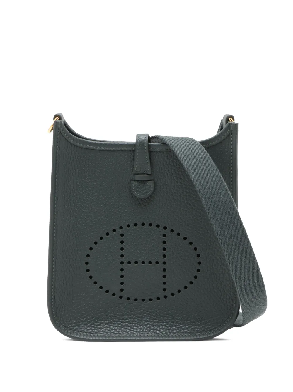 Hermès Pre-Owned 2024 Clemence Evelyne 16 Amazone crossbody bag - Verde