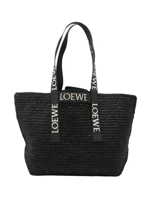 Loewe Pre-Owned 2023-2026 Raffia Fold Shopper tote bag