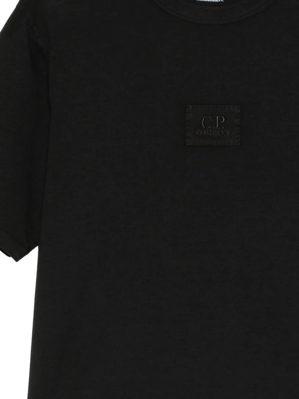 C.P. Company T-shirt met logopatch Zwart