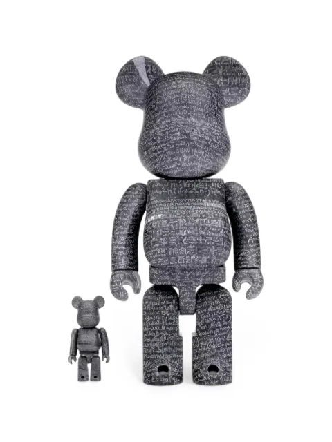 BearBrick  The Rosetta Stone 100% & 400% figure (set of two)