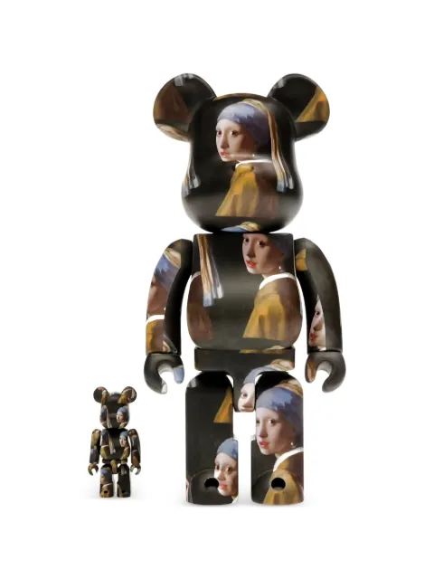 BearBrick Johannes Vermeer Girl with a Pearl Earring BE@RBRICK samlerobjekter