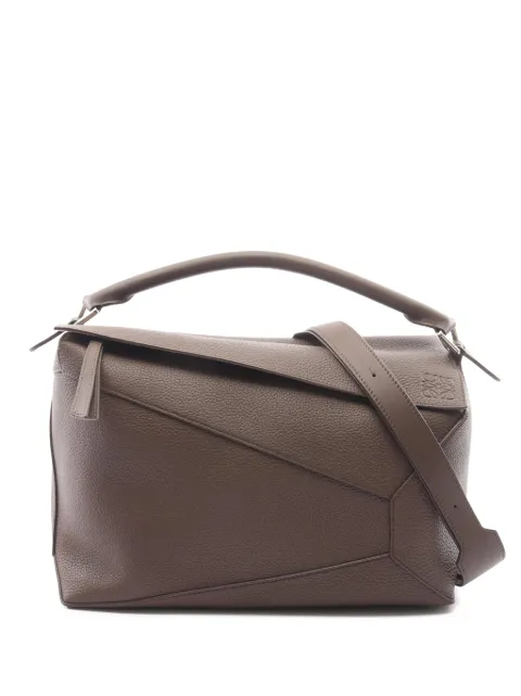 Loewe Pre-Owned 2010-2026 Large Calfskin Puzzle Edge satchel