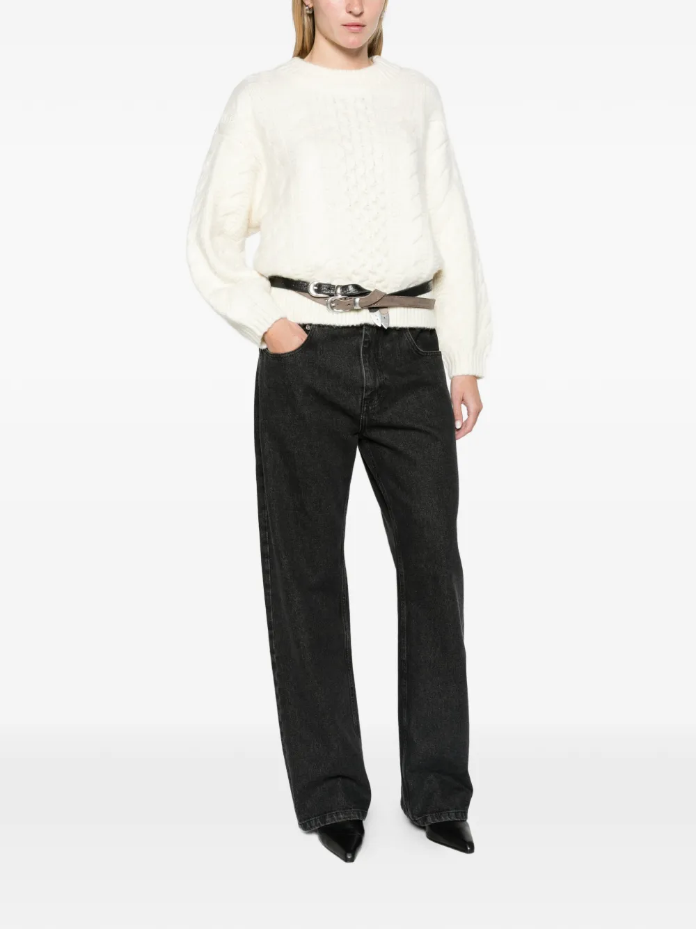 DÔEN Hallstatt sweater - Bianco