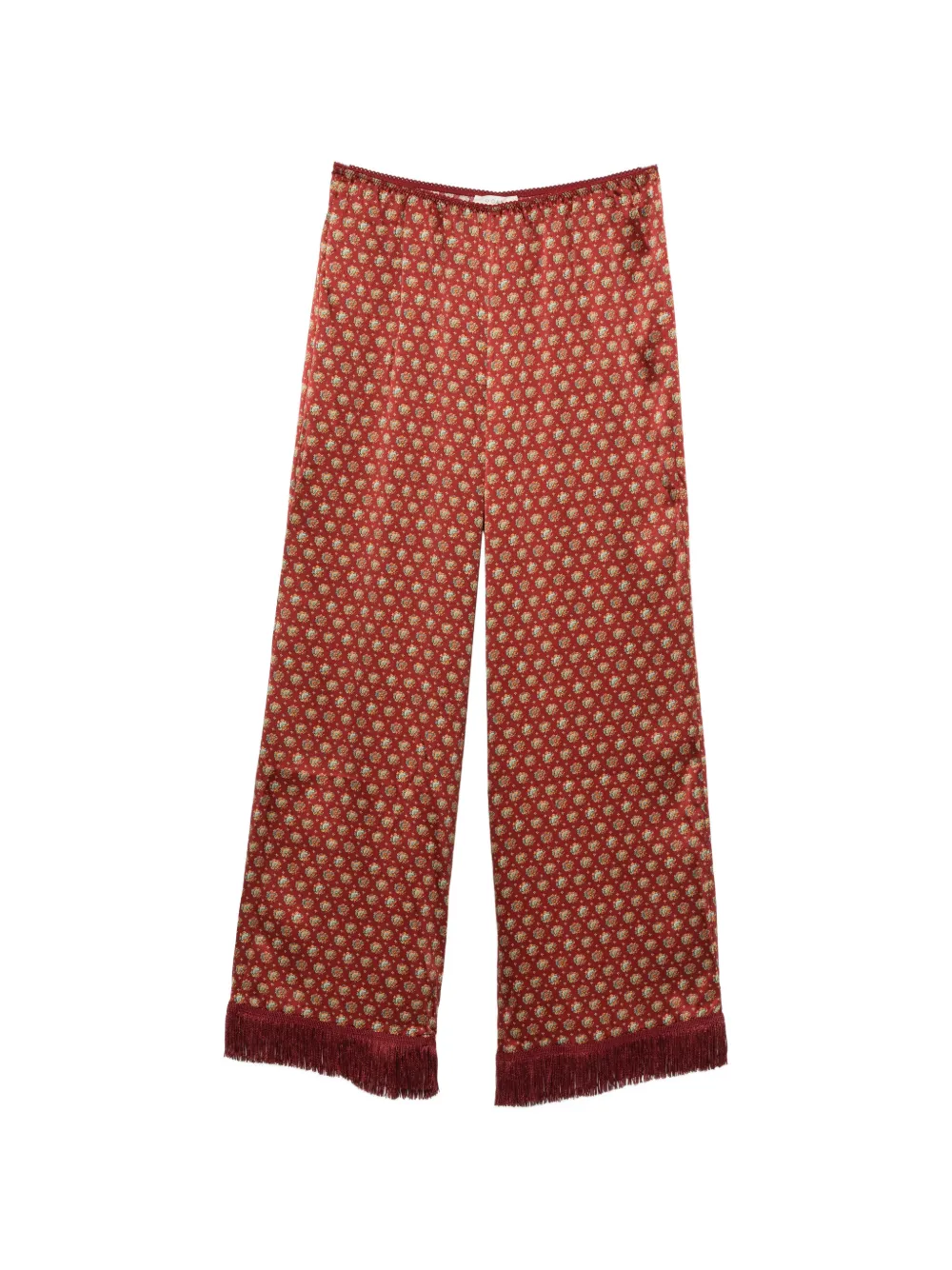 DÔEN Lavon fringe pants - Rot