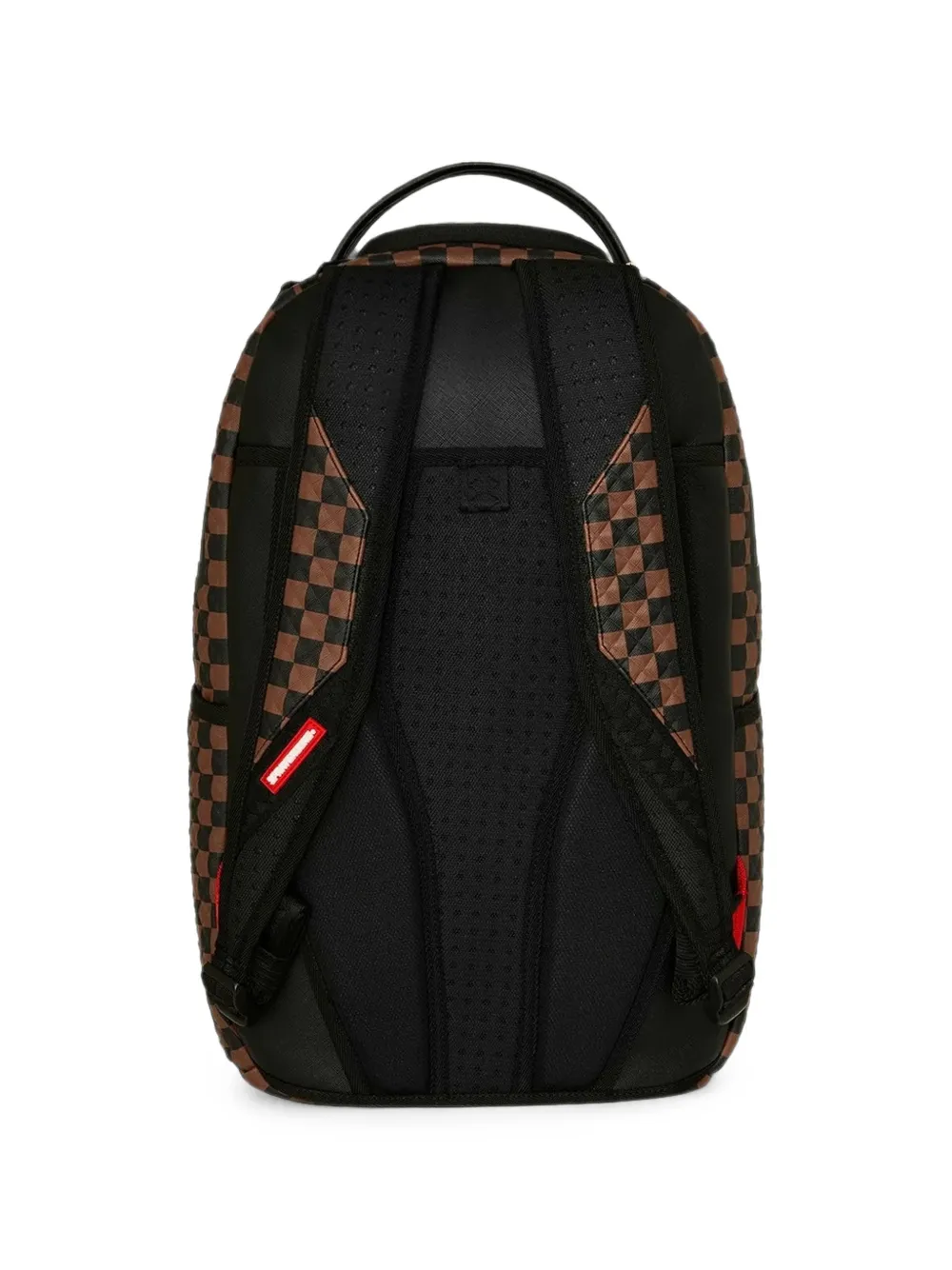 Sprayground Shark Mouth geruite rugzak Bruin