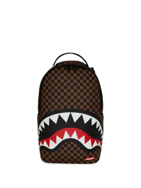 Sprayground Sharks In Paris checkered backpack