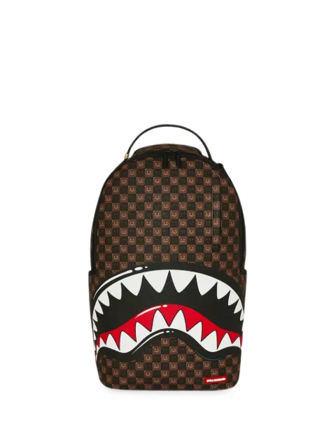 Sprayground Shark Mouth checkered backpack