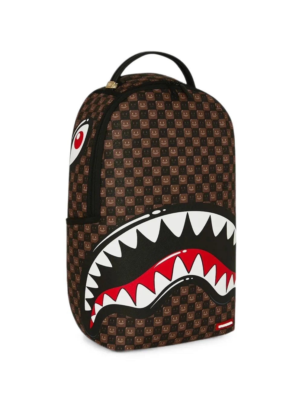 Sprayground Sharks In Paris geruite rugzak Bruin