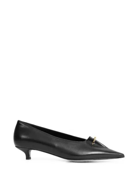 TOTEME Pierced nappa pumps 
