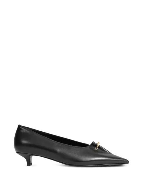 TOTEME Pierced nappa pumps 