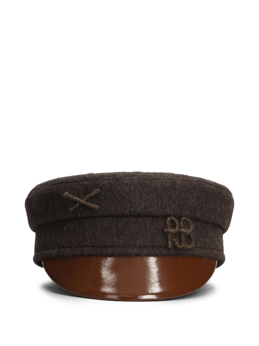Ruslan Baginskiy Baker Boy logo-embroidered baker boy hat