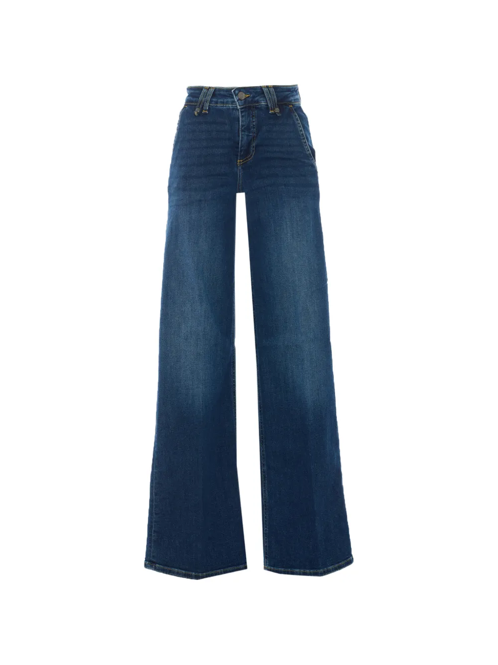 LIU JO high-waisted wide-leg jeans - Blu