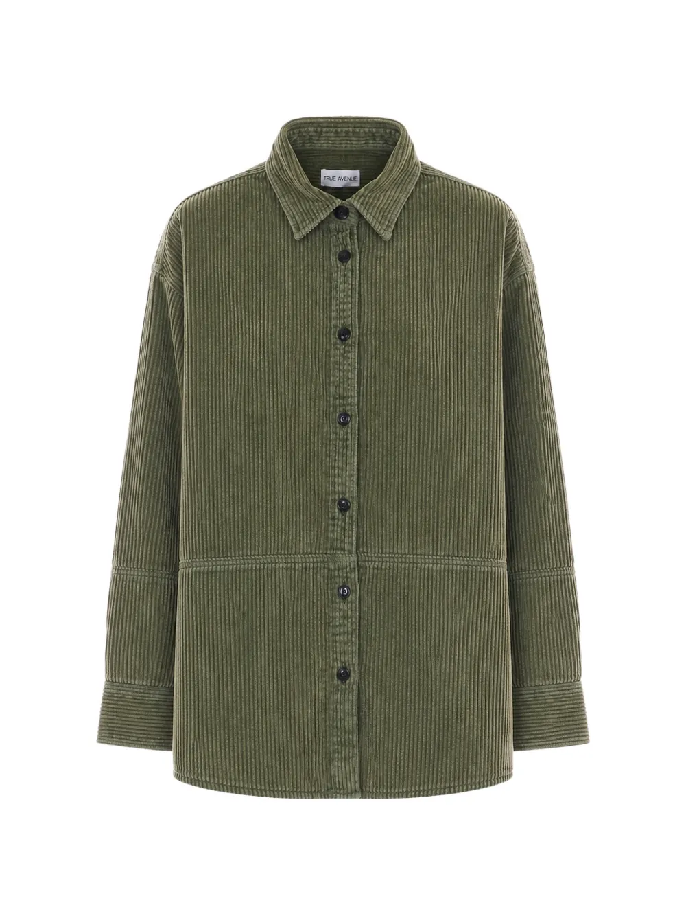 TRUE AVENUE Ludovica corduroy overshirt
