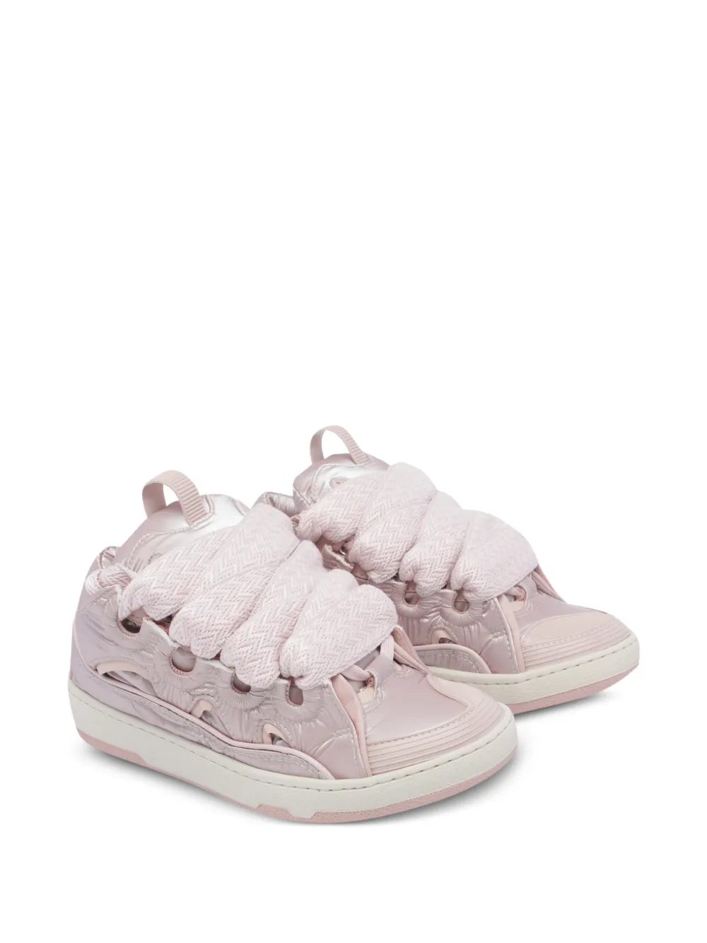 Lanvin Curb nylon sneakers Roze
