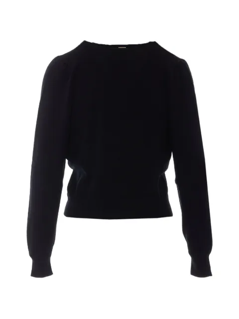 TWINSET V-neck puff-sleeve sweater