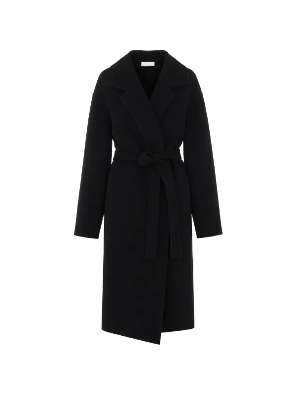 The Row Ciara Coat in Black