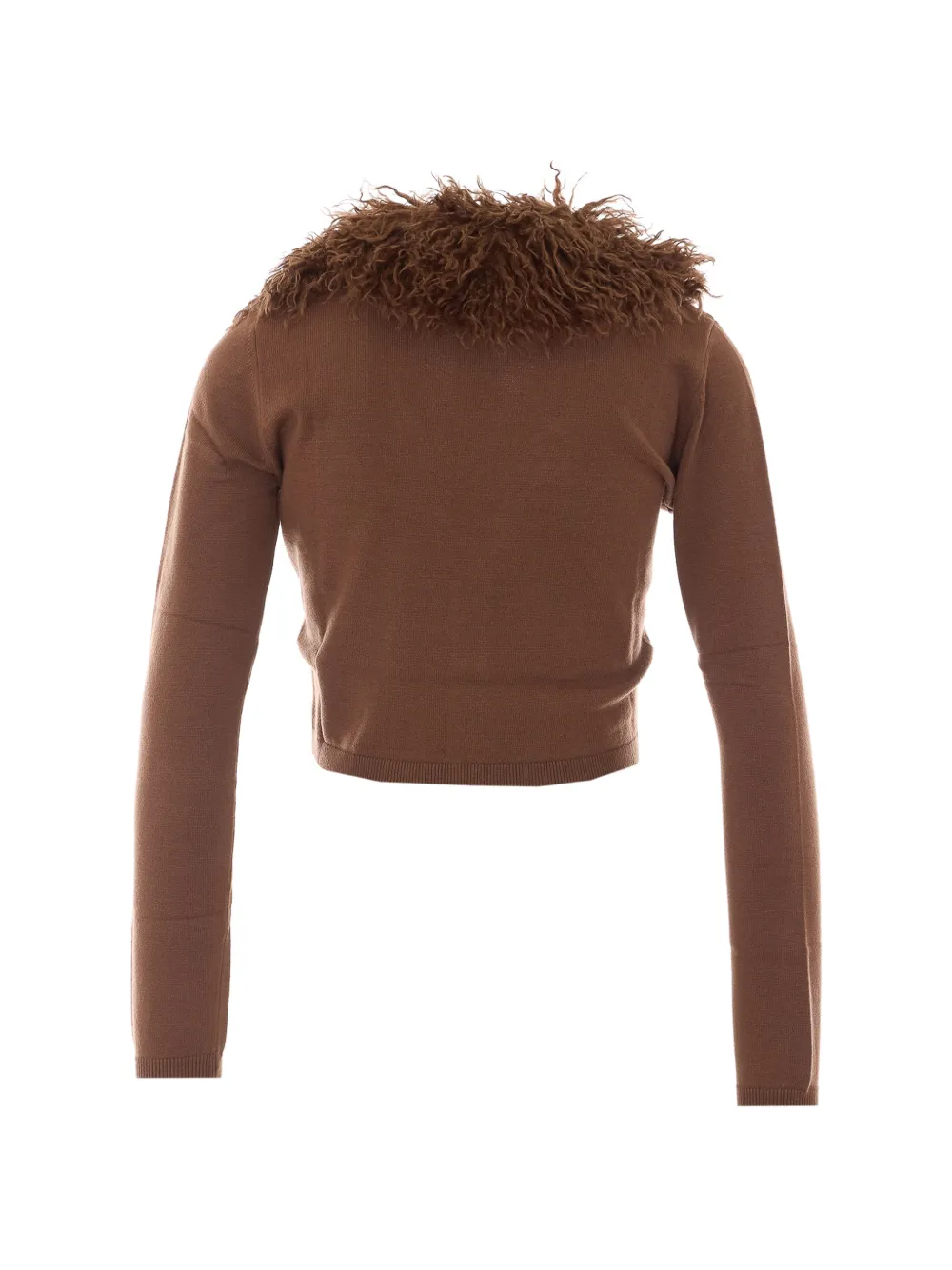 TWINSET Vest van imitatiebont Bruin