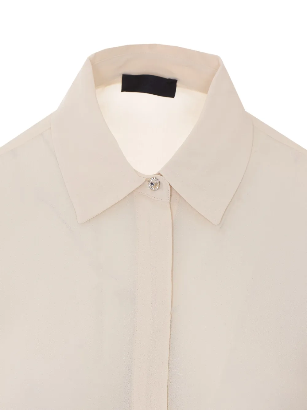 LIU JO Crêpe de chine blouse Beige