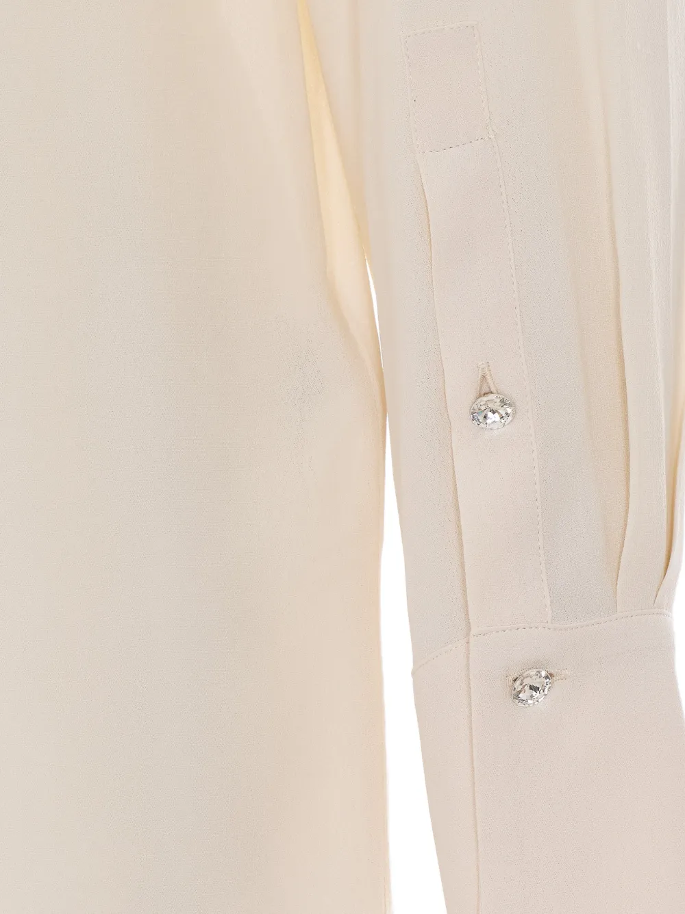 LIU JO Crêpe de chine blouse Beige