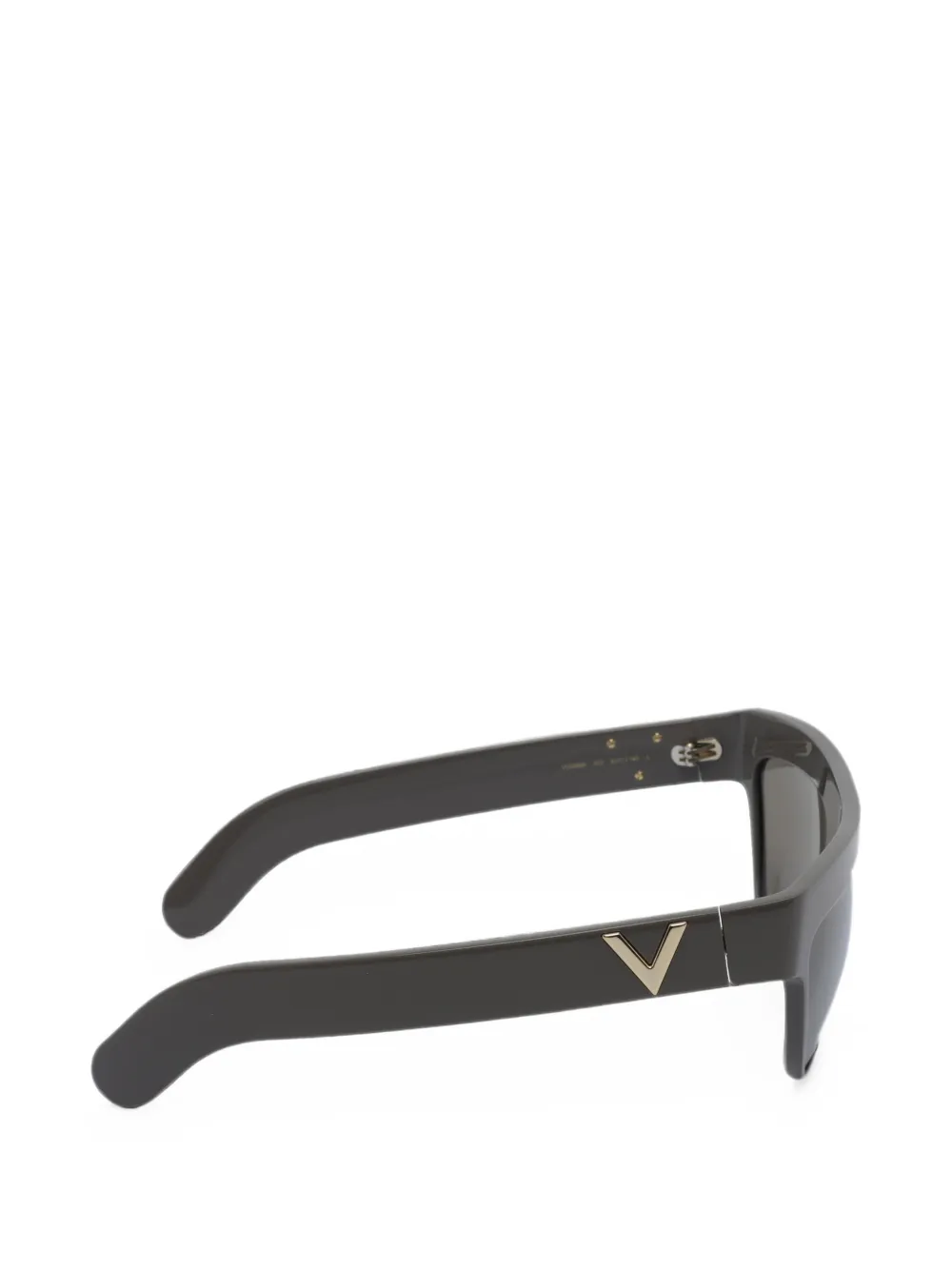 VALENTINO GARAVANI EYEWEAR VLogo geometric-frame sunglasses Grijs