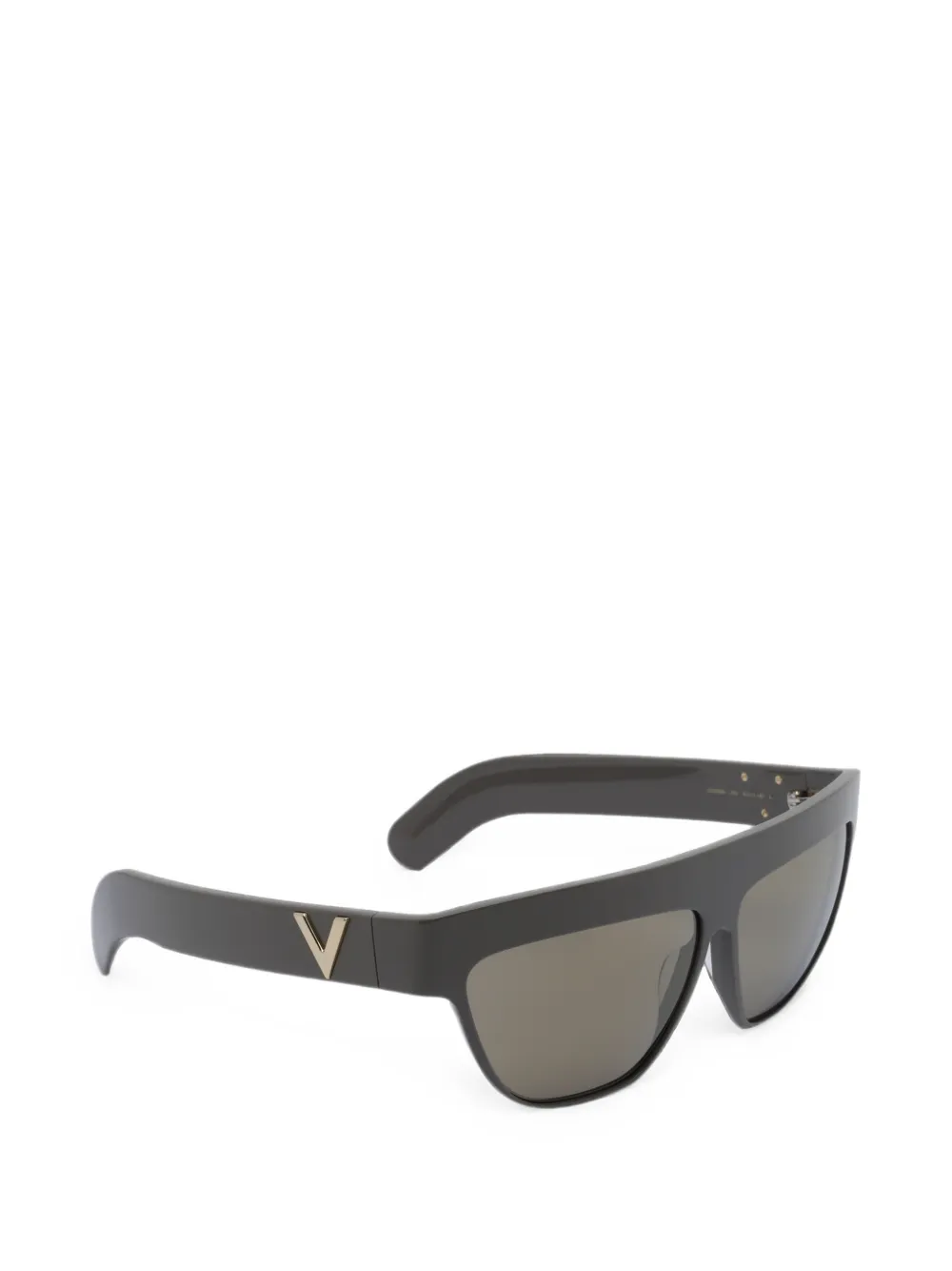 VALENTINO GARAVANI EYEWEAR VLogo geometric-frame sunglasses Grijs