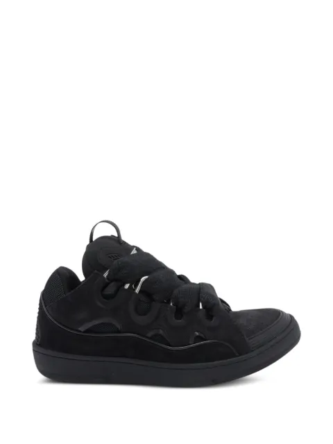 Lanvin Curb suede sneakers