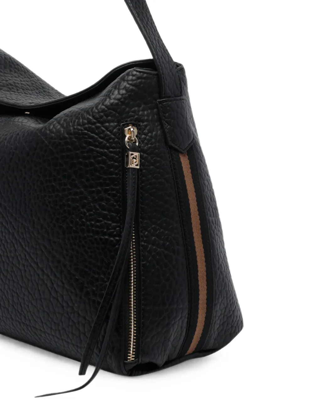 LIU JO Shopper met logoplakkaat Zwart