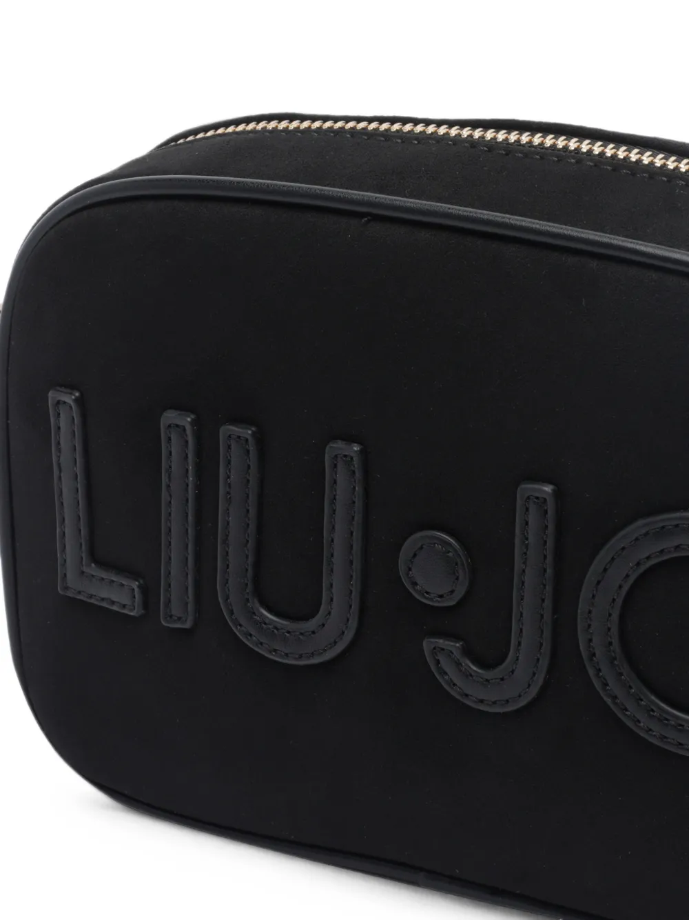 LIU JO Schoudertas met logo-applicatie Zwart