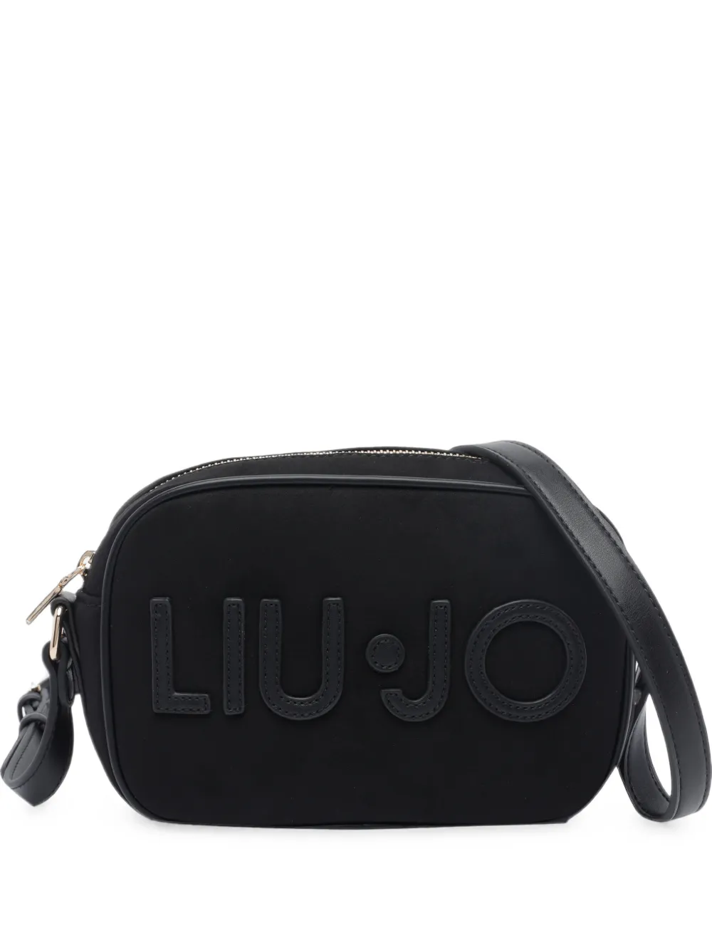 LIU JO logo-appliqué shoulder bag - Nero