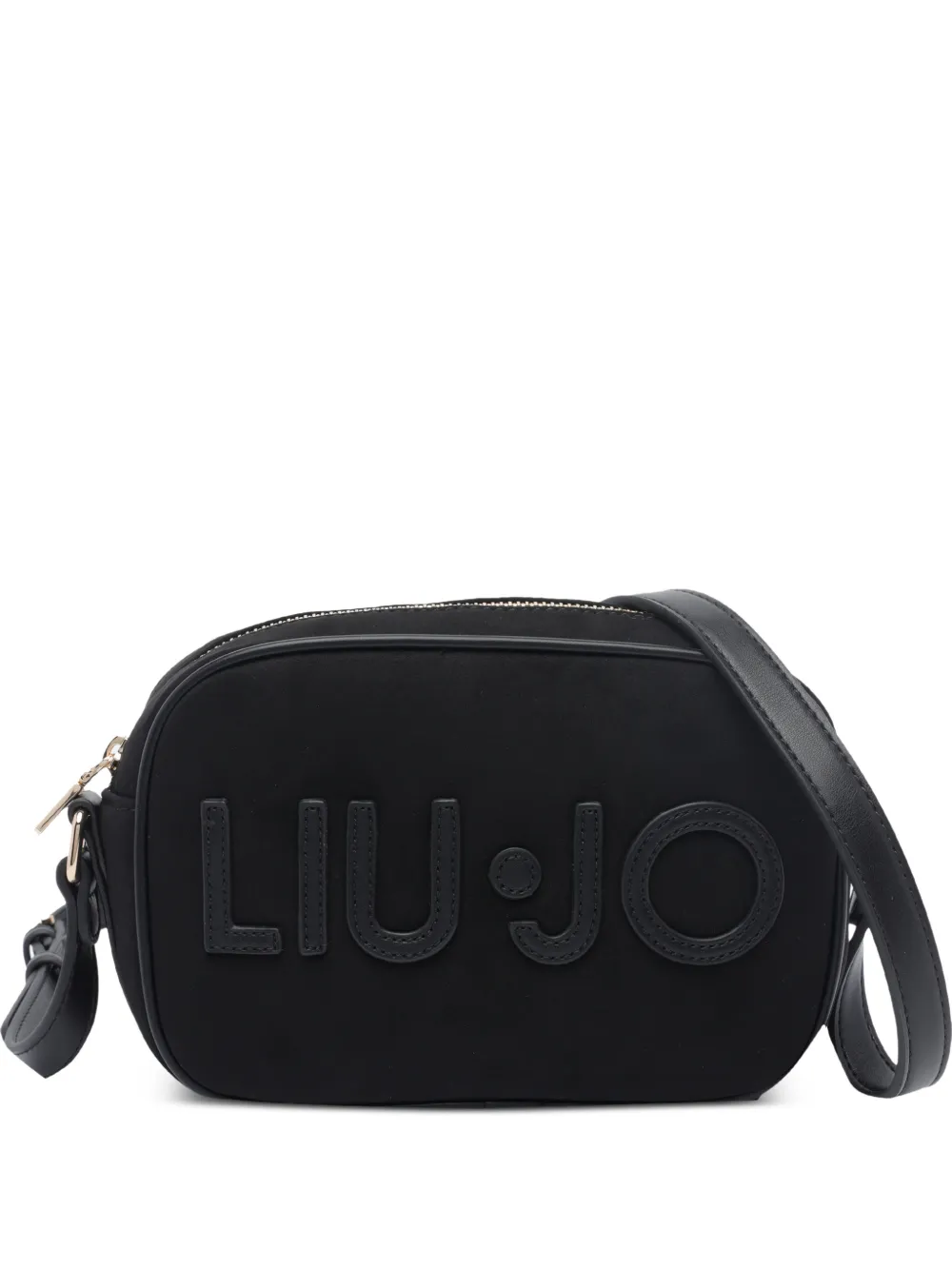 LIU JO logo-appliqué shoulder bag - Nero