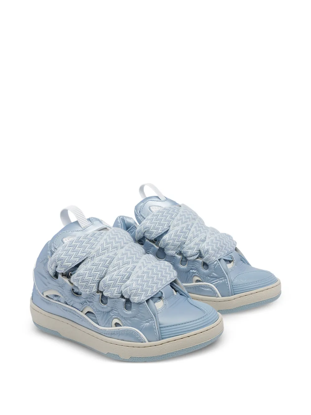 Lanvin Curb lace-up sneakers Blauw