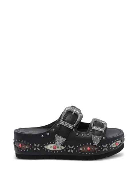 Kurt Geiger London stud-embellished buckle-fastening sandals