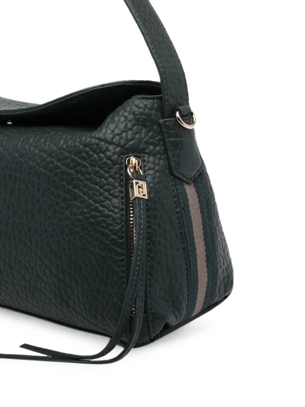 LIU JO Shopper met rits en textuureffect Groen