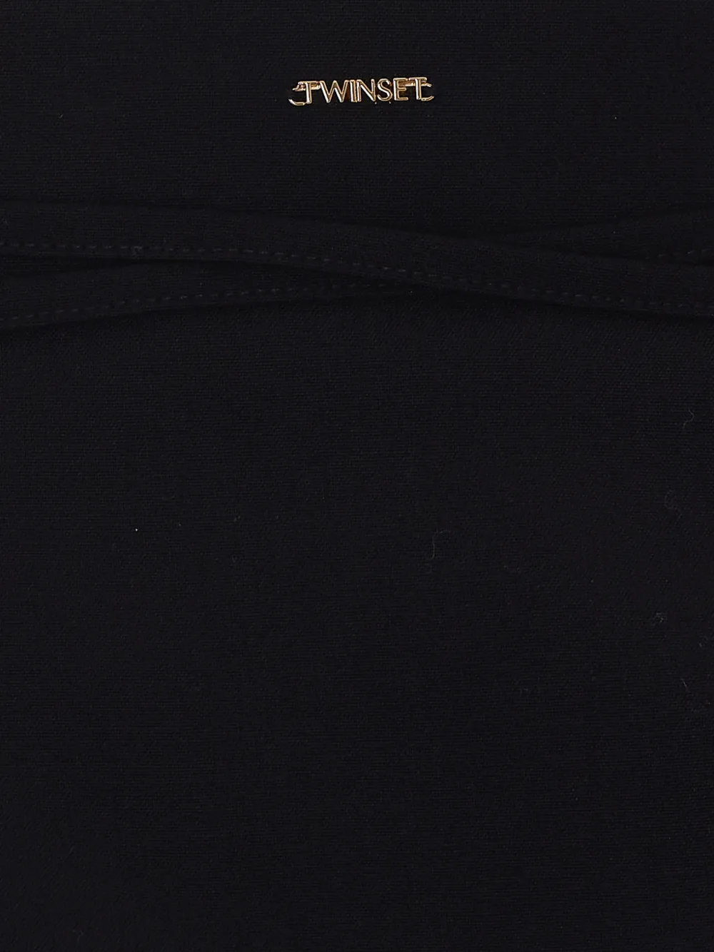 TWINSET Mini-rok met trekkoordtaille Zwart