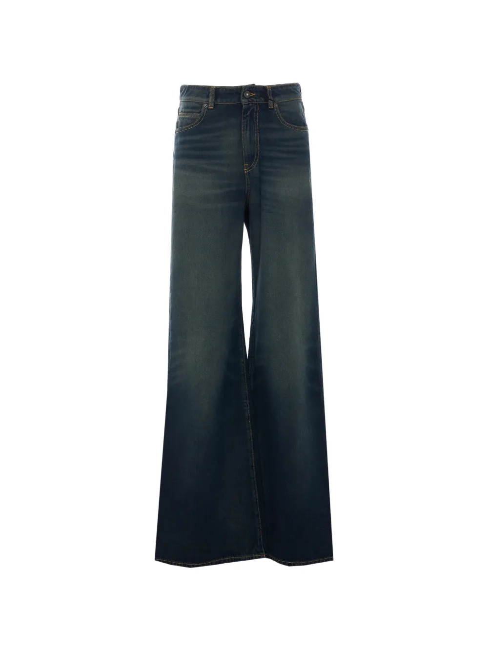 True Avenue Clara Flared Jeans In Blue