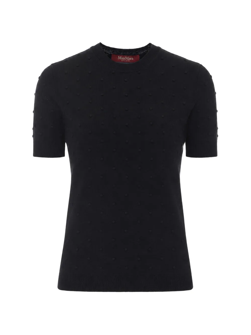 Max Mara Mstrollio bobble-knit sweater - Nero