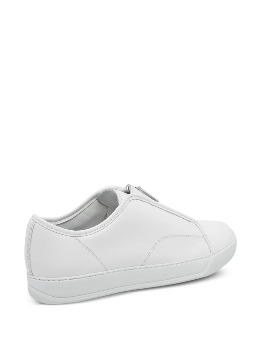 Lanvin DBB1 zip sneakers in leather Wit