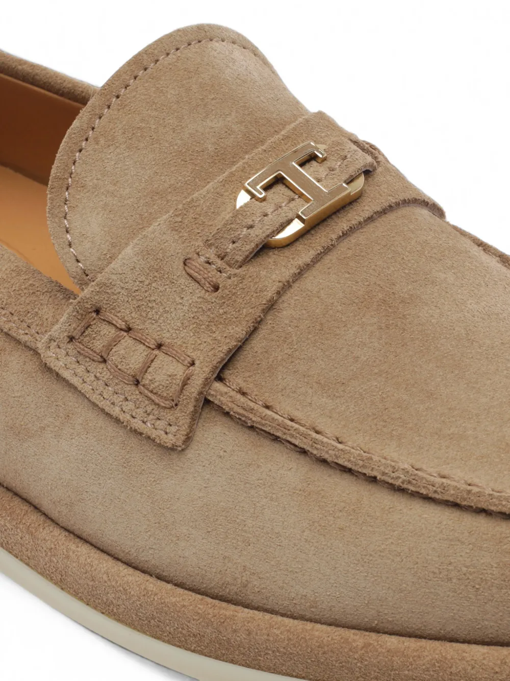 Tod's T-Timeless suede loafers Beige