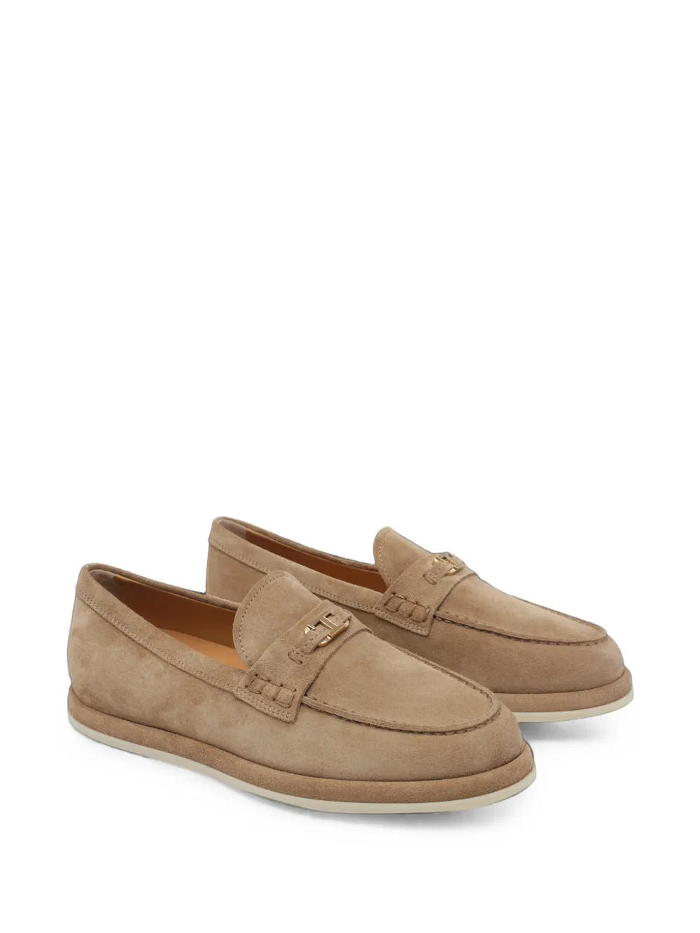Tod's T-Timeless suede loafers Beige