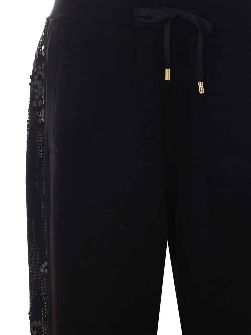 LIU JO Joggingbroek met pailletten Zwart