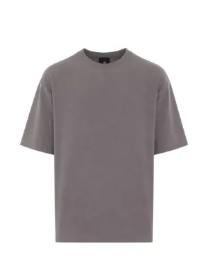 Sacai side-zip Cotton T-shirt | Grey | FARFETCH
