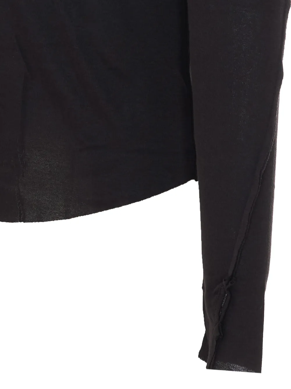 Thom Krom T-shirt met lange mouwen Zwart
