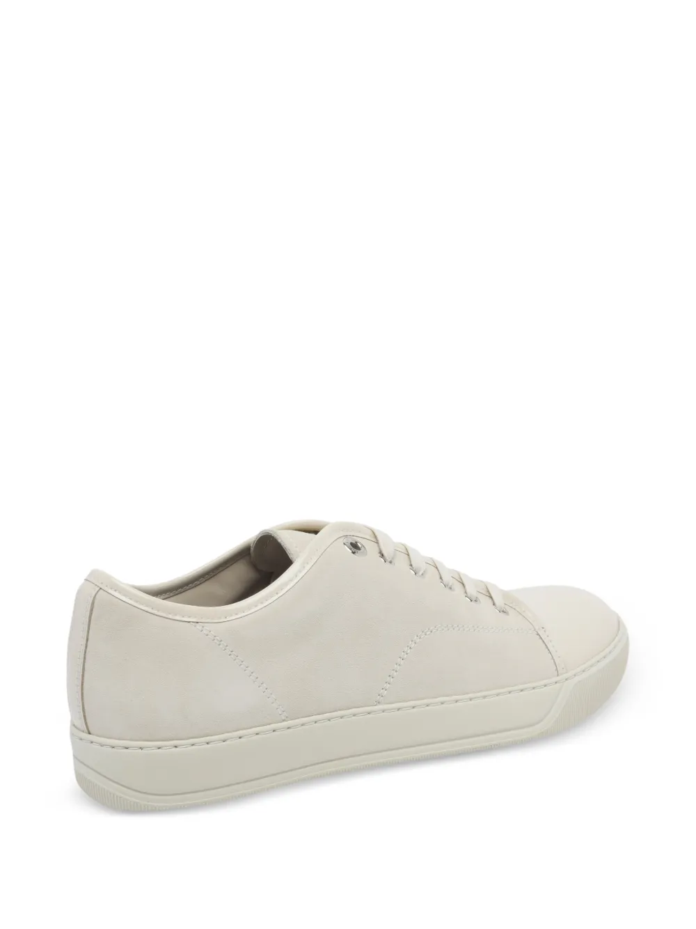 Lanvin DBB1 lakleren en suède sneakers Beige