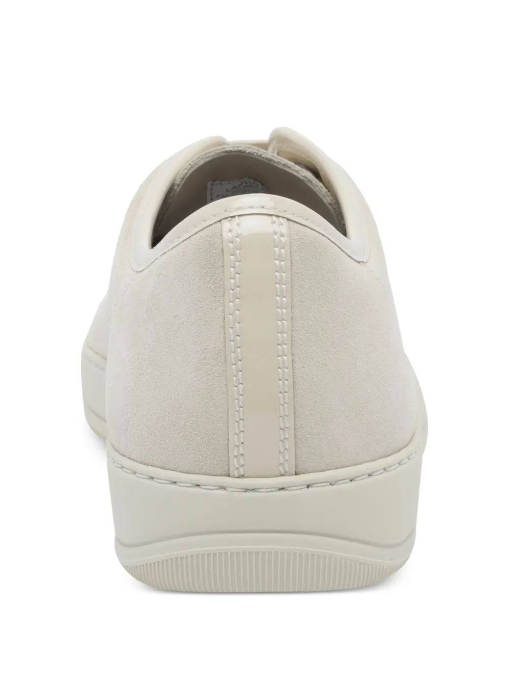 Lanvin DBB1 lakleren en suède sneakers Beige