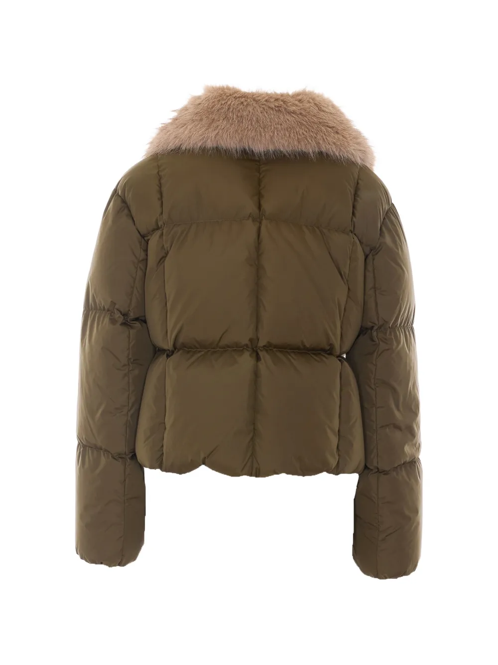 Herno Jack met imitatiebont Bruin