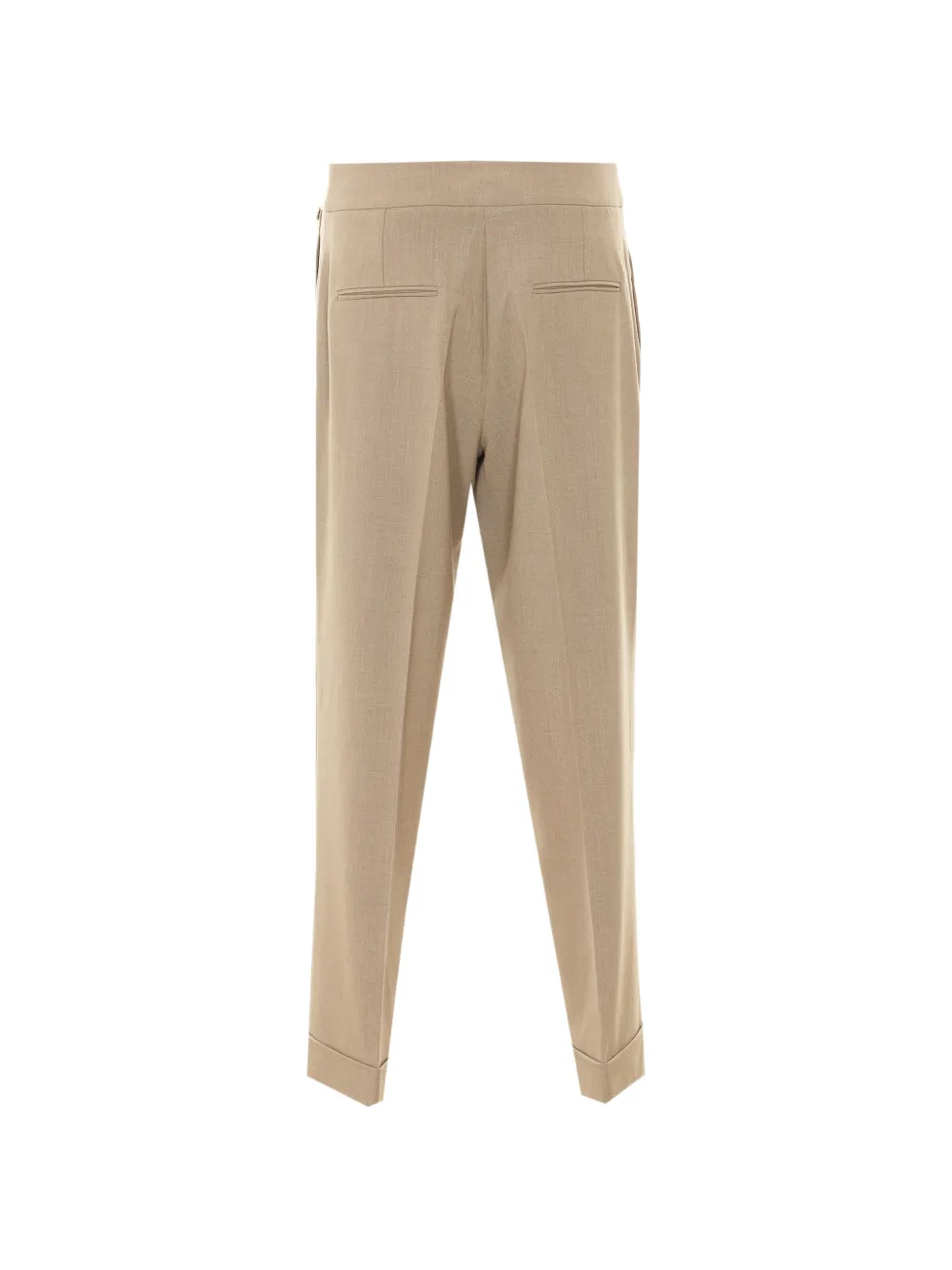 LIU JO Ruimvallende broek met omgeslagen pijpen Beige