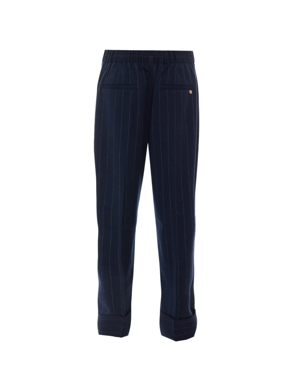 LIU JO Broek met krijtstreep Blauw